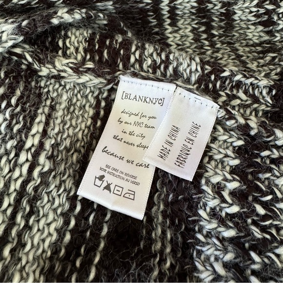 Blank NYC Vest Cardigan Sweater With Belt Women’s Small NEW - Picture 10 of 10